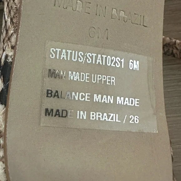 Steve Madden Snake Print Ankle Tie Heel 6 - Picture 8 of 8